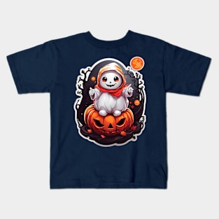 Cute Halloween Ghost Kids T-Shirt